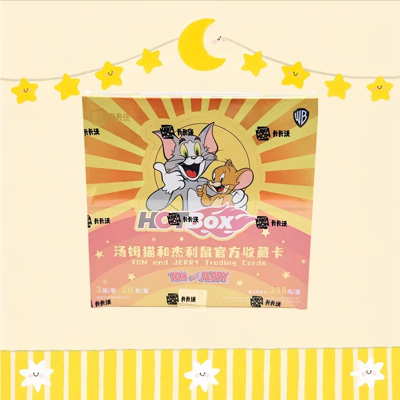 Kakawow Tom and Jerry Trading Cards Booster Box New Sealed Case 20packets