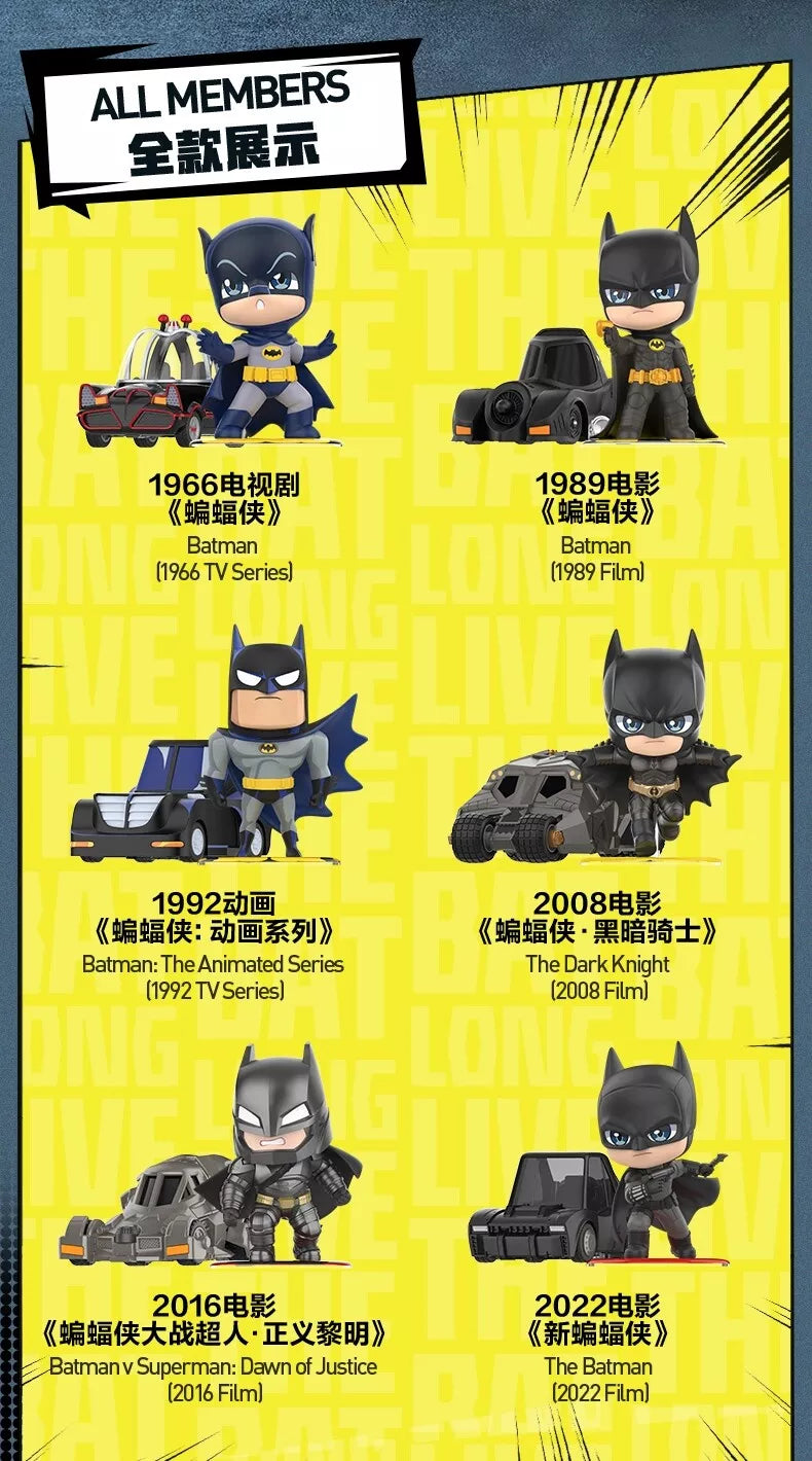 POP MART DC Batman 85th Anniversary Series Confirmed Blind Box Figure Toy Gift