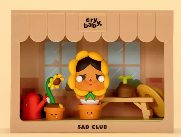 POP MART CRYBABY Sad Club Series Scene Sets Blind Box Confirmed Figure Toy Gift