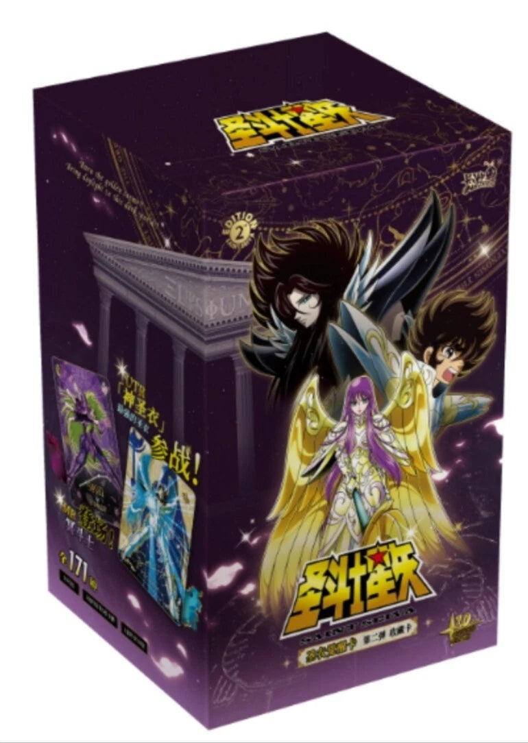 KAYOU Saint Seiya Vol 2 Box - 5 Cards/Pack, 18 Packs/Box
