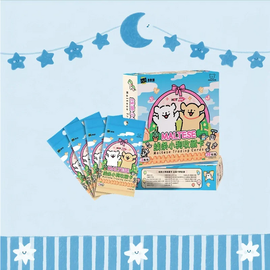 Kakawow Maltese Line Drawing Puppy Fun card One box of sealed 20 packs