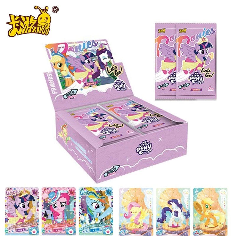 Kayou My Little Pony Official Anime CCG Trading Cards 1 Box 30 Pack Toys Gift