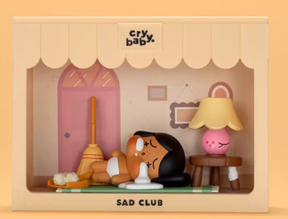 POP MART CRYBABY Sad Club Series Scene Sets Blind Box Confirmed Figure Toy Gift