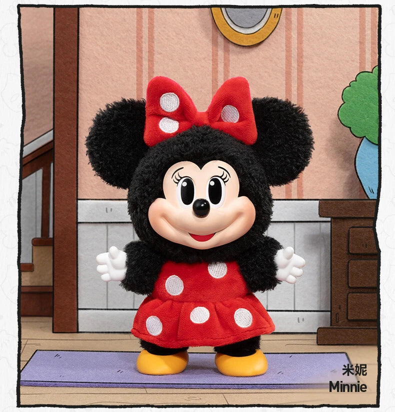 POPMART Mickey Family Cute Together Keychain Series Blind Box Confirmed Figure